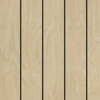 Image of Panel Decorative Laminex Architectural VGroove100 BlackShadowline RawBirchPly