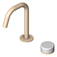 3D Shaded Image of MixerSet Basin Nero Serenity Progressive EdgeSpout