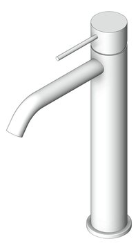 3D Shaded Image of Mixer Basin Nero Mecca Tall