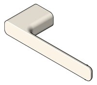 3D Shaded Image of ToiletRollHolder SurfaceMount Phoenix Nuage