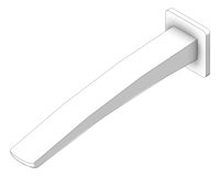 3D Shaded Image of Spout Wall Phoenix Rush Bath 230