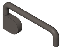 3D Shaded Image of Spout Wall Phoenix Swivel Round