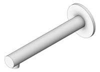 3D Shaded Image of Spout Wall Phoenix VividSlimline316 Bath Basin 180mm