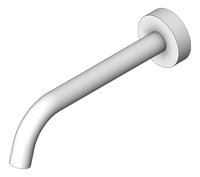 3D Shaded Image of Spout Wall Phoenix VividSlimline Basin Curved 180mm