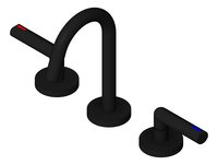 3D Shaded Image of TapSet Basin Phoenix VividSlimlinePlus Lever