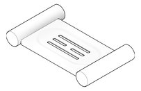 3D Documentation Image of SoapDish SurfaceMount Nero Mecca New