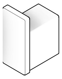 3D Documentation Image of RobeHook SurfaceMount Nero Celia