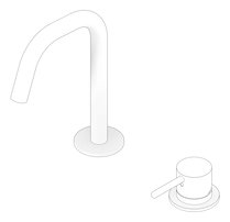 3D Documentation Image of MixerSet Basin Nero Mecca Edge