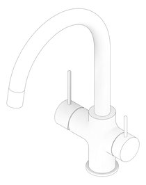 3D Documentation Image of Mixer Hob Nero Mecca 3WayFiltered