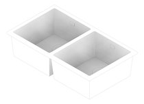 3D Documentation Image of Sink Kitchen Phoenix 5000Series Double