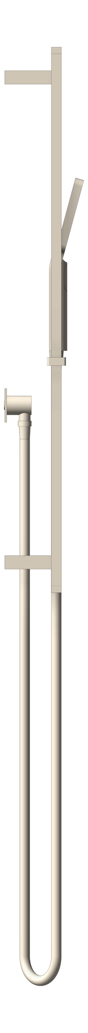 Left Image of Shower Rail Nero Celia New