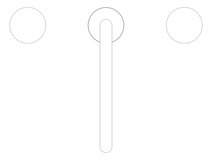 Plan Image of TapSet Hob Nero Serenity EdgeSpout Bath Kitchen