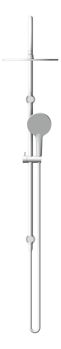 Front Image of Shower Twin Nero Mecca AirShowerII