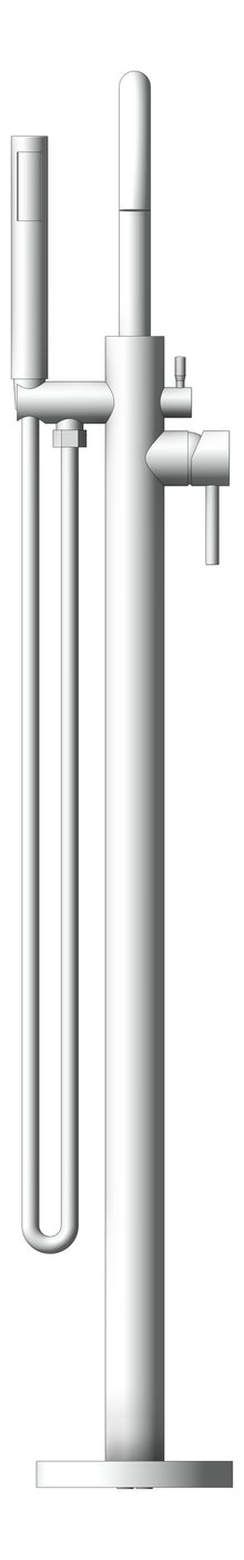 Front Image of Mixer Freestanding Nero Mecca Dolce Bath Handshower