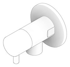 3D Documentation Image of Tap Wall Nero CisternStop Mini