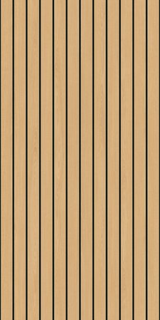  Image of Panel Decorative Laminex Architectural Batten40 BlackShadowline TasmanianOakTrueScale