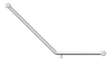 Front Image of GrabRail 45Deg Nero MeccaCare Ambulant BentTube