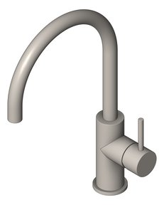 3D Shaded Image of Mixer Kitchen Nero Zen