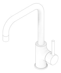 3D Documentation Image of Mixer Sink Nero Dolce Kitchen Square