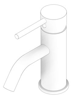 3D Documentation Image of Mixer Basin Nero Dolce