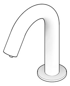 3D Documentation Image of SoapDispenser Hob Nero Mecca Sensor