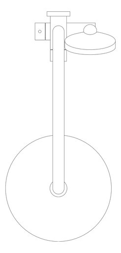 Plan Image of Shower Twin Nero Mecca AirShower