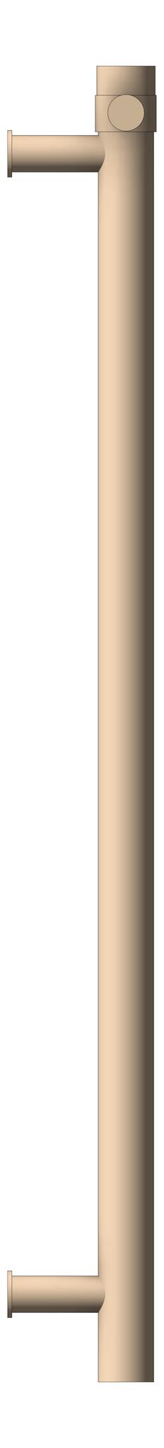 Left Image of TowelRail SurfaceMount Nero Mecca Vertical Heated