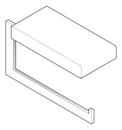 3D Documentation Image of ToiletRollHolder SurfaceMount Phoenix LexiMKII