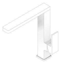 3D Documentation Image of Mixer Kitchen Nero Celia