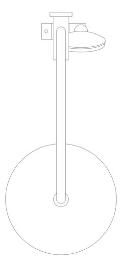 Plan Image of Shower Twin Nero Project Round