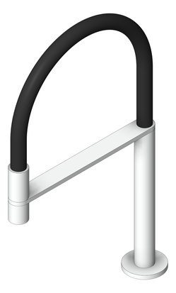 3D Shaded Image of Spout Sink Phoenix Axia Hob FlexibleHose