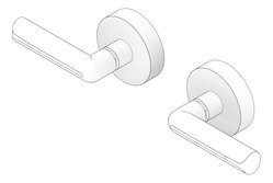 3D Documentation Image of Tap Wall Phoenix VividSlimlinePlus Lever