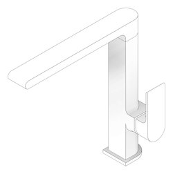 3D Documentation Image of Mixer Kitchen Nero Bianca