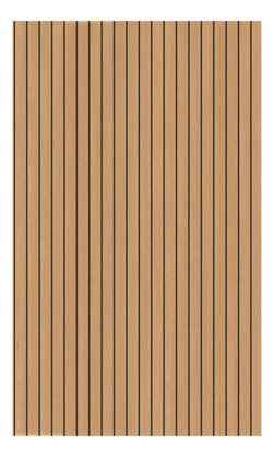  Image of Panel Decorative Laminex Architectural Batten60 BlackShadowline BlackbuttTrueScale