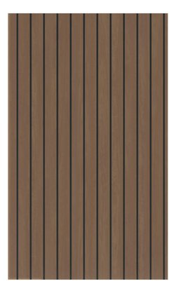  Image of Panel Decorative Laminex Architectural VGroove100 BlackShadowline BlackbuttTrueScale