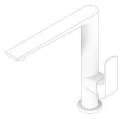 3D Documentation Image of Mixer Kitchen Nero Elgin