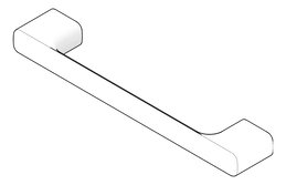 3D Documentation Image of TowelRail Hand Phoenix Nuage