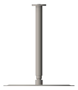 Left Image of Shower Ceiling Nero Zen RoundArm 300mmHead