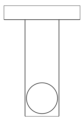 Plan Image of ToiletRollHolder Single Phoenix Radii Spare RoundPlate