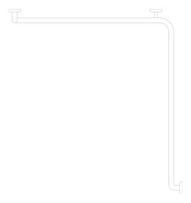 Plan Image of GrabRail 90Deg Enware Wellbeing Corner RH