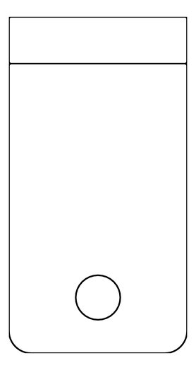 Plan Image of RobeHook SurfaceMount Nero MeccaCare