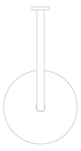 Plan Image of Shower Rose Nero Round