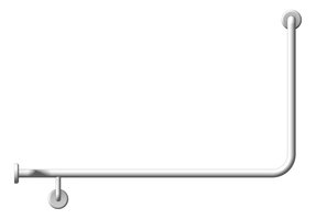 Front Image of GrabRail 90Deg Enware Wellbeing Corner LH