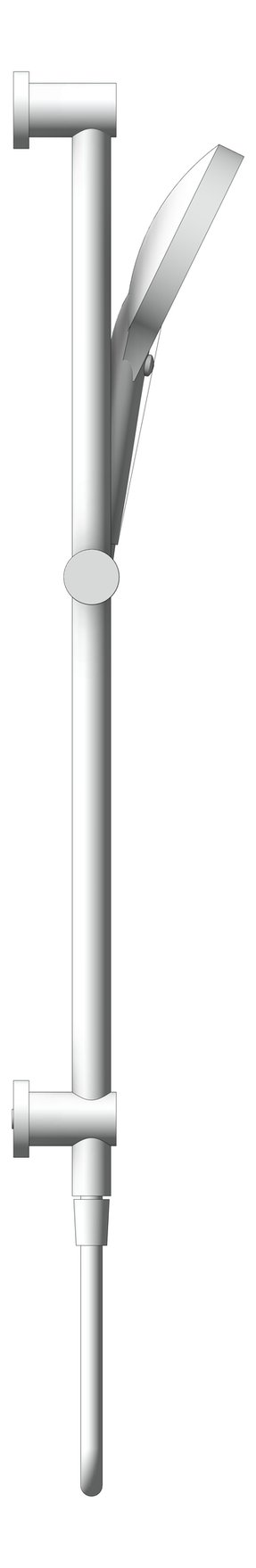 Left Image of Shower Rail Nero Serenity