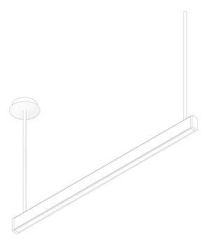 3D Documentation Image of Lighting CeilingSuspended Darkon Grazer H SUS