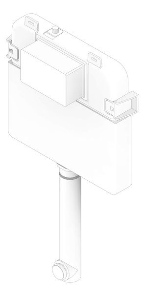 3D Documentation Image of Cistern InWall Nero RandT