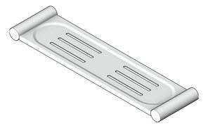 3D Shaded Image of Shelf SurfaceMount Nero Mecca New Metal