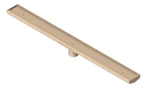 3D Shaded Image of Drain Channel Nero Bath 50mmOutlet