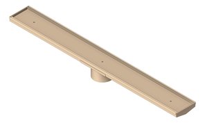 3D Shaded Image of Drain Channel Nero Bath 89mmOutlet