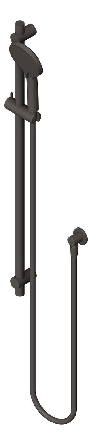 3D Shaded Image of Shower Rail Nero Elgin